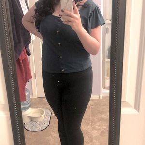 Maurices Teal Top